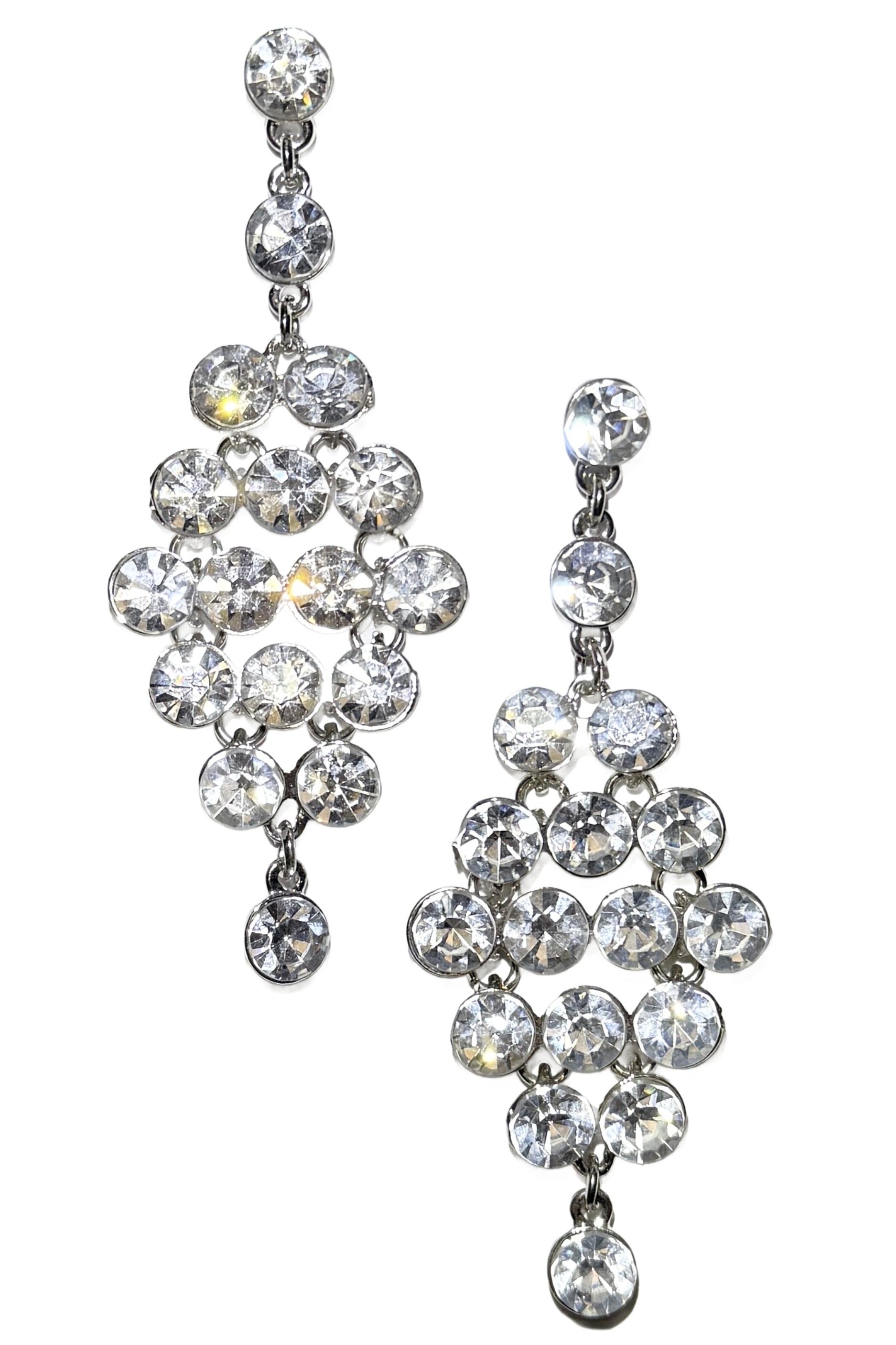 Be The Queen Rhinestone Drop Earrings-Earrings-privityboutique-Privity Boutique, Women’s Fashion Boutique in Mesa, Arizona