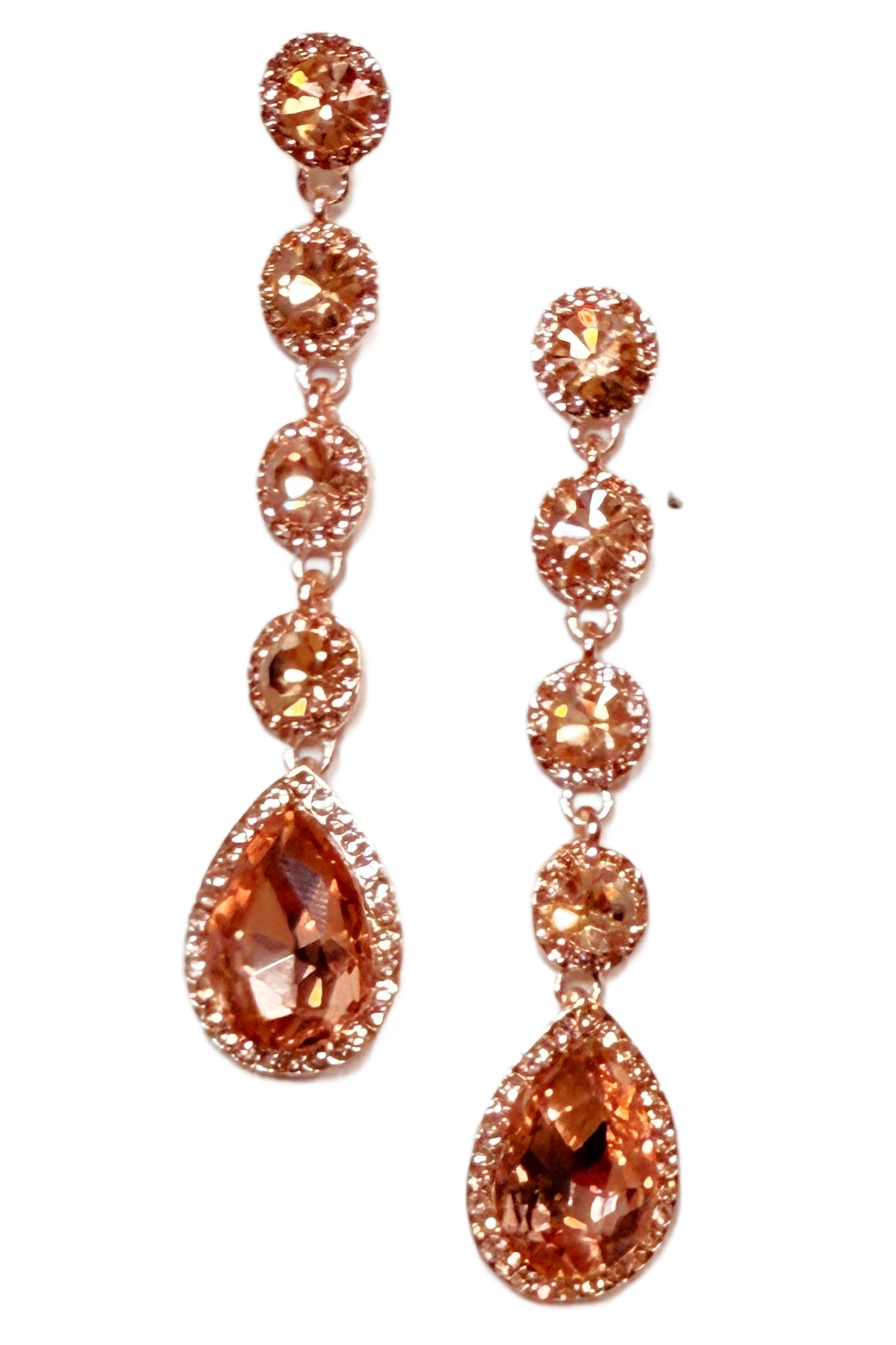 Rose Gold Stunner Earrings-privityboutique-Privity Boutique, Women’s Fashion Boutique in Mesa, Arizona