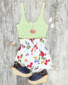 Ready For Anything Bodysuit - Kiwi-bodysuit-privityboutique.com-Privity Boutique, Women’s Fashion Boutique in Mesa, Arizona