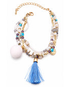 Color Pop Beaded Bracelet - Blue-Bracelet-privityboutique-Privity Boutique, Women’s Fashion Boutique in Mesa, Arizona