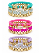 Love You Too Much Stacked Bracelet-Bracelet-privityboutique-Privity Boutique, Women’s Fashion Boutique in Mesa, Arizona
