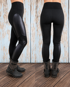 Leather Side Leggings-Leggings-privityboutique.com-Privity Boutique, Women’s Fashion Boutique in Mesa, Arizona