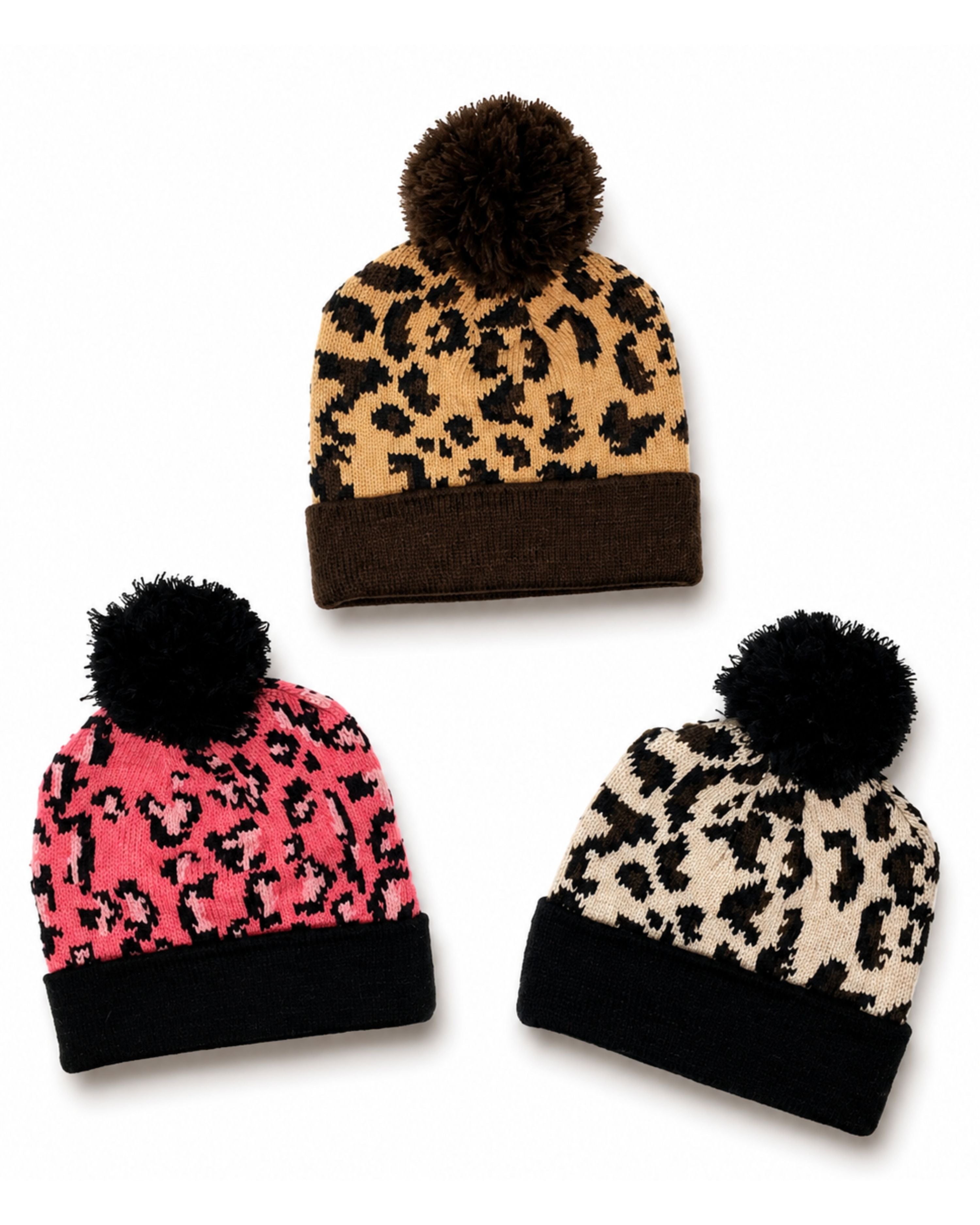 Leopard 2-Tone Beanie - Multiple Colors-beanie-privityboutique-Privity Boutique, Women’s Fashion Boutique in Mesa, Arizona