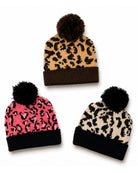Leopard 2-Tone Beanie - Multiple Colors-beanie-privityboutique-Privity Boutique, Women’s Fashion Boutique in Mesa, Arizona