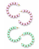 Beaded Hoop Earrings-earrings-privityboutique-Privity Boutique, Women’s Fashion Boutique in Mesa, Arizona