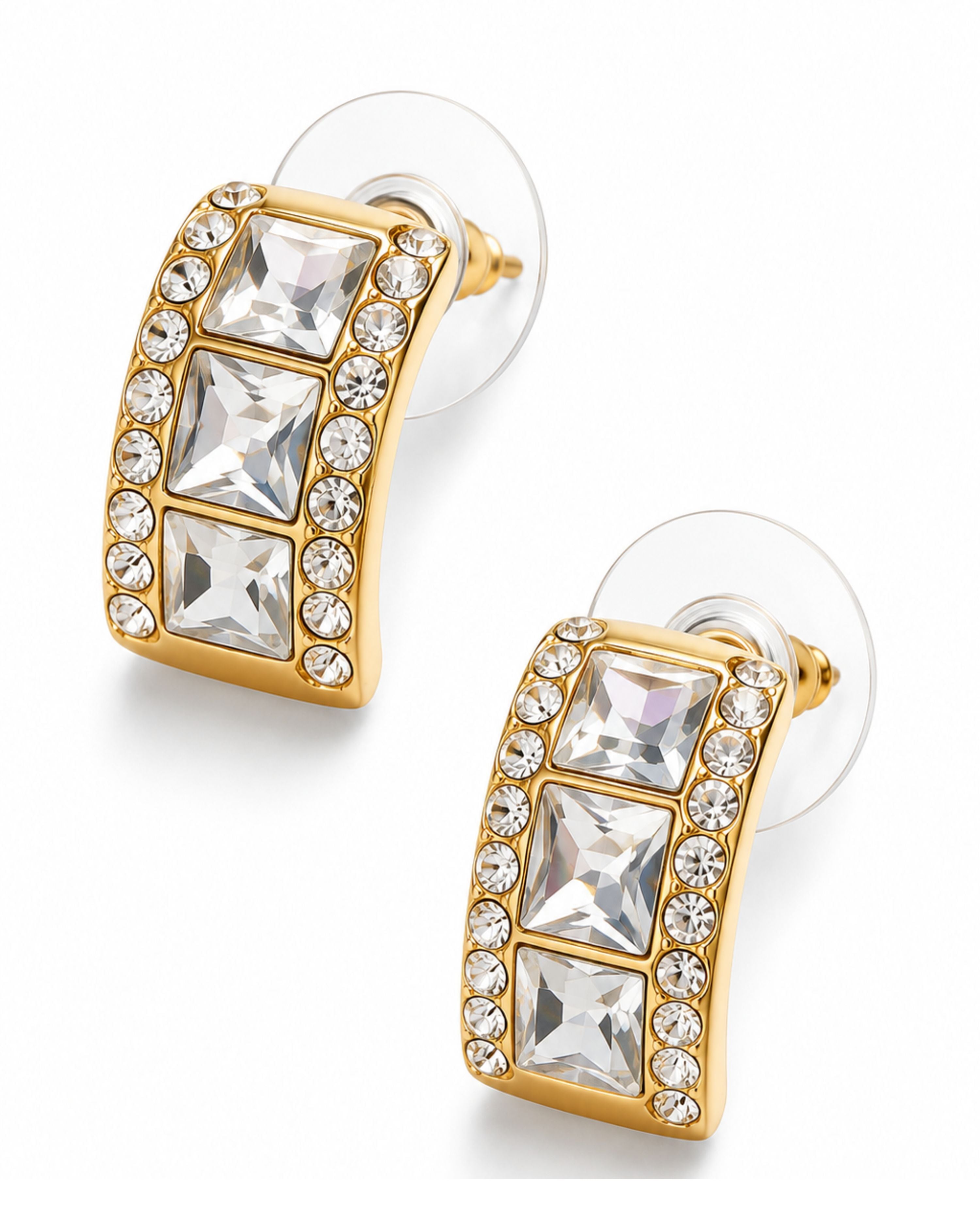 Rhinestone Earrings-earrings-privityboutique.com-Privity Boutique, Women’s Fashion Boutique in Mesa, Arizona