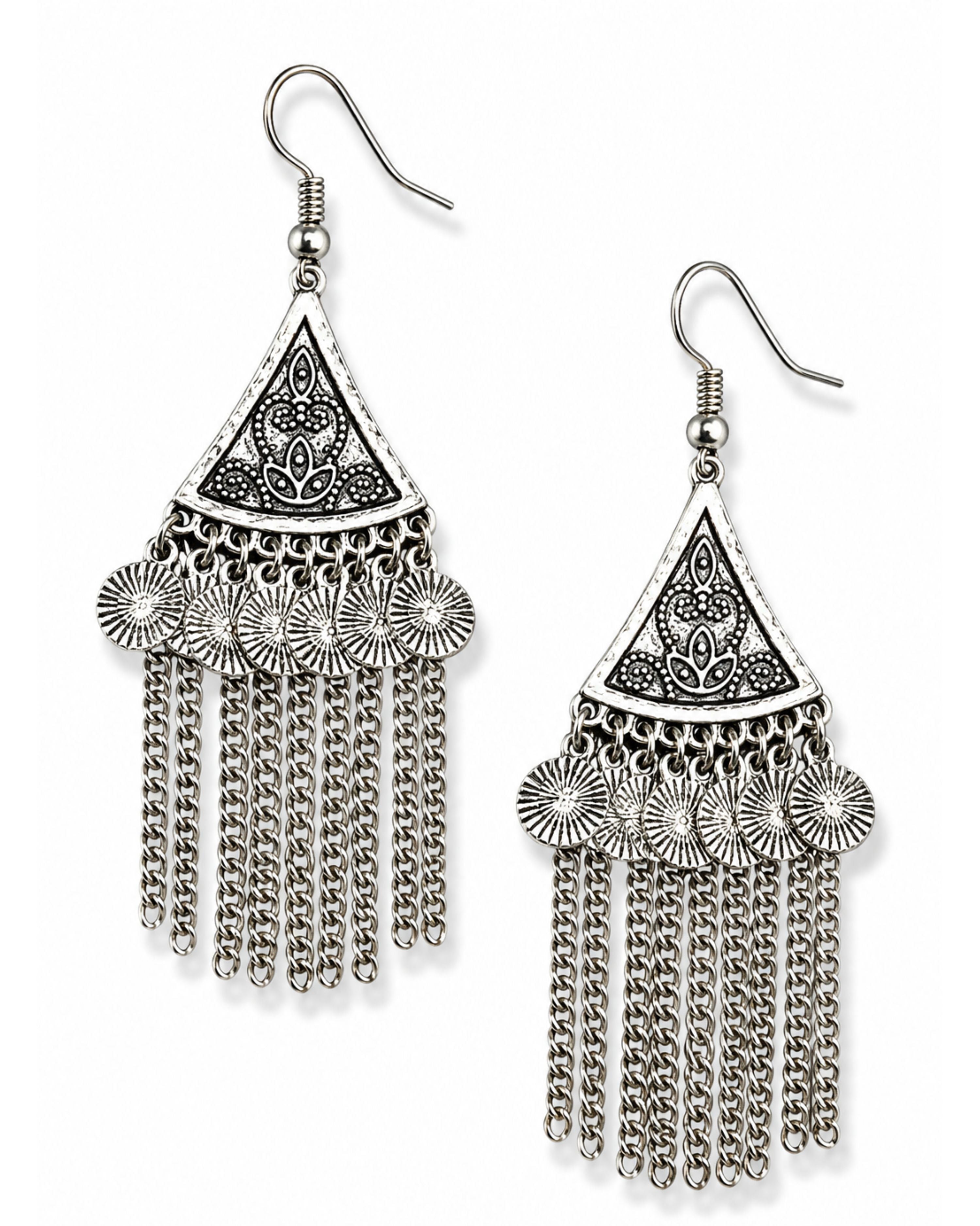 Streets of Silver Earrings-earrings-privityboutique-Privity Boutique, Women’s Fashion Boutique in Mesa, Arizona