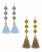 Drops Of Druzy Tassel Earrings-Earrings-privityboutique-Privity Boutique, Women’s Fashion Boutique in Mesa, Arizona