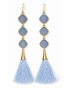 Drops Of Druzy Tassel Earrings-Earrings-privityboutique-Privity Boutique, Women’s Fashion Boutique in Mesa, Arizona