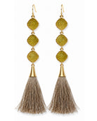 Drops Of Druzy Tassel Earrings-Earrings-privityboutique-Privity Boutique, Women’s Fashion Boutique in Mesa, Arizona