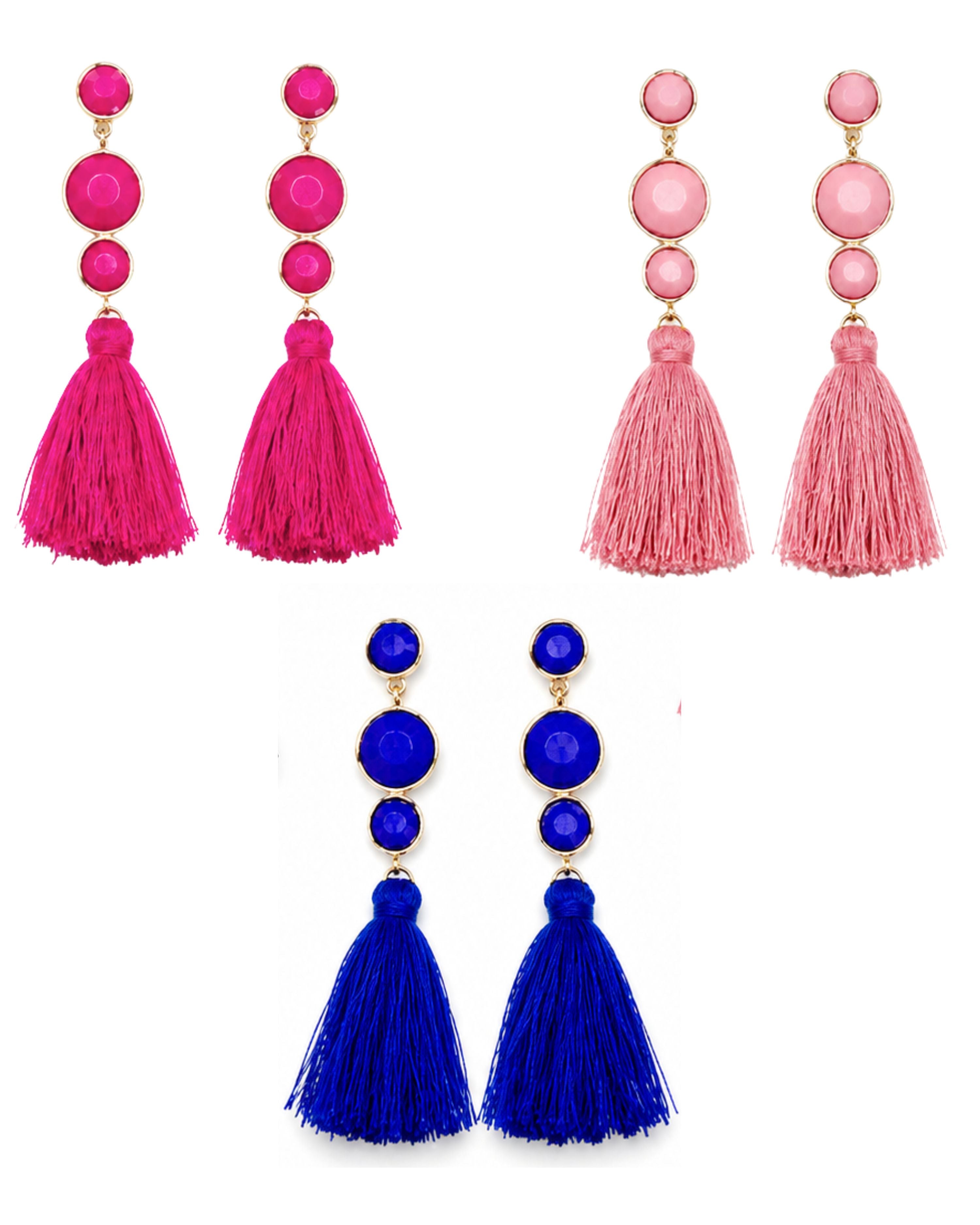 Love You Out Loud Tassel Earrings - Multiple Colors-Earrings-privityboutique.com-Privity Boutique, Women’s Fashion Boutique in Mesa, Arizona