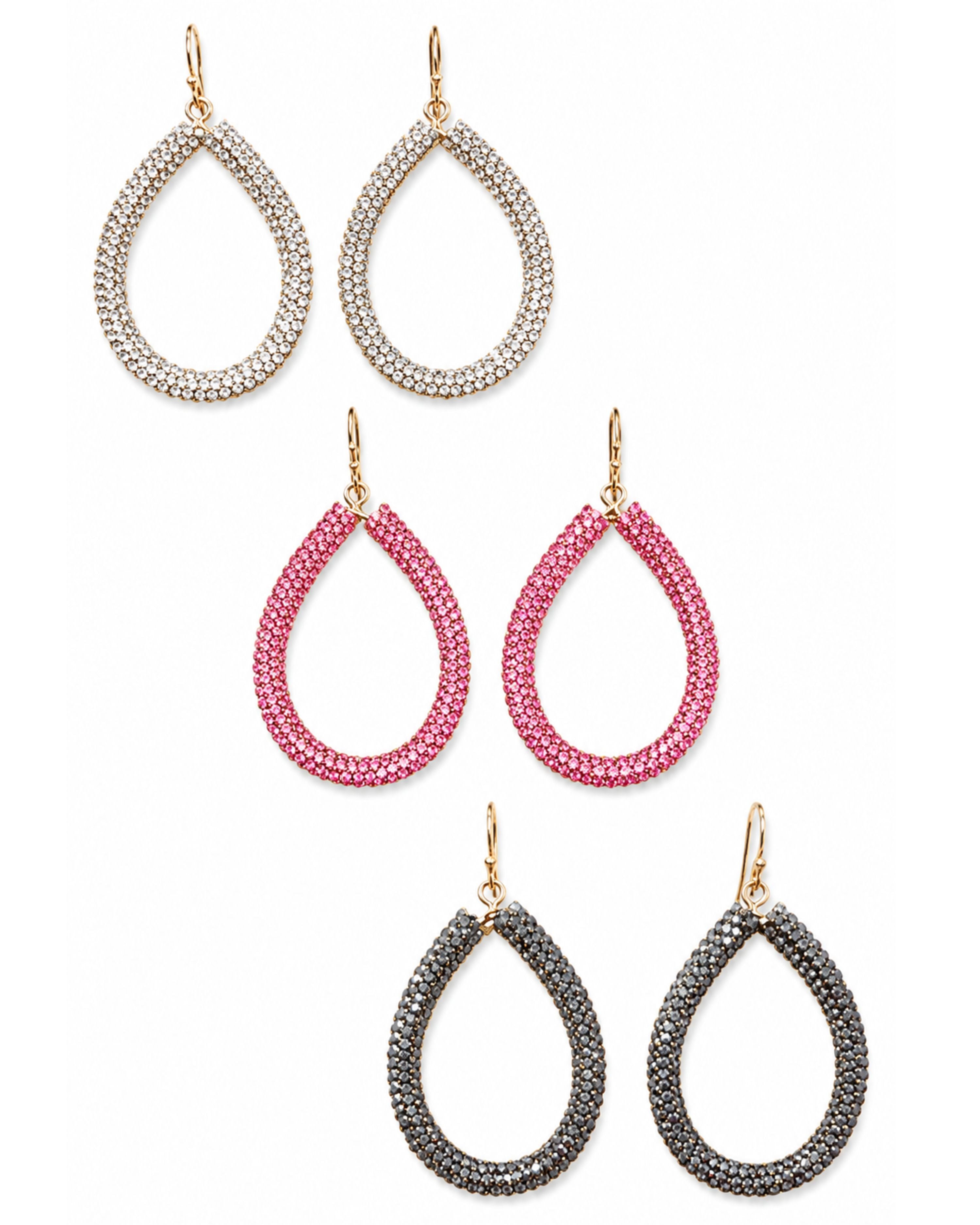Big Moves Teardrop Bling Earrings- Multiple Colors-Earrings-privityboutique-Privity Boutique, Women’s Fashion Boutique in Mesa, Arizona