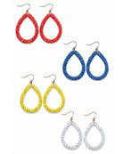 Glitter Fun Teardrop Earrings-Earrings-privityboutique-Privity Boutique, Women’s Fashion Boutique in Mesa, Arizona