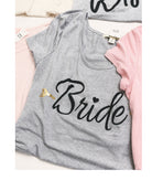 Bride Short Sleeve Graphic Tee: Grey-Top-privityboutique.com-Privity Boutique, Women’s Fashion Boutique in Mesa, Arizona