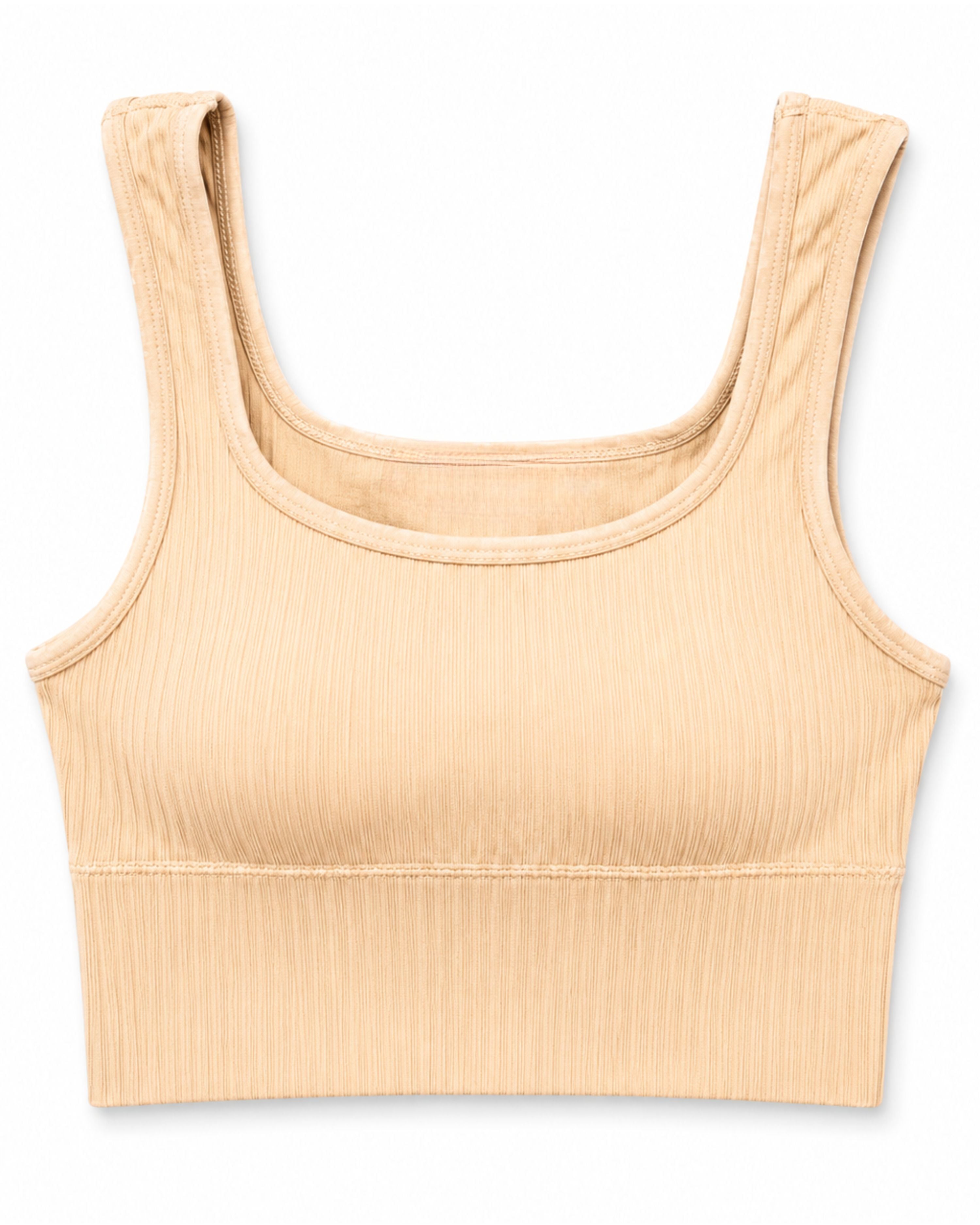 Duly Noted Ribbed Crop Top - Peach-Crop Top-privityboutique.com-Privity Boutique, Women’s Fashion Boutique in Mesa, Arizona