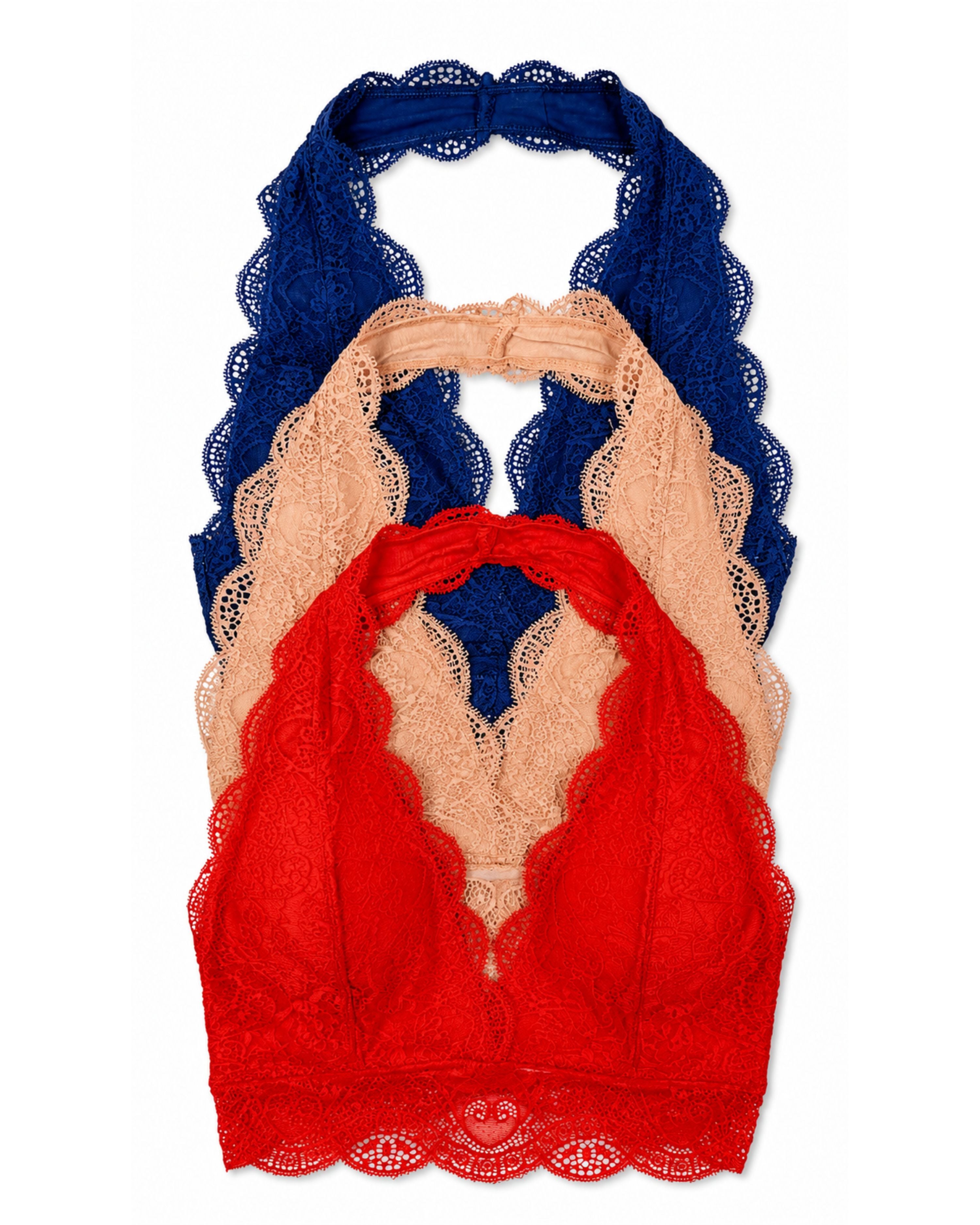 Bare it All Padded Lace Halter Bralette-Padded Bralette-privityboutique.com-Privity Boutique, Women’s Fashion Boutique in Mesa, Arizona