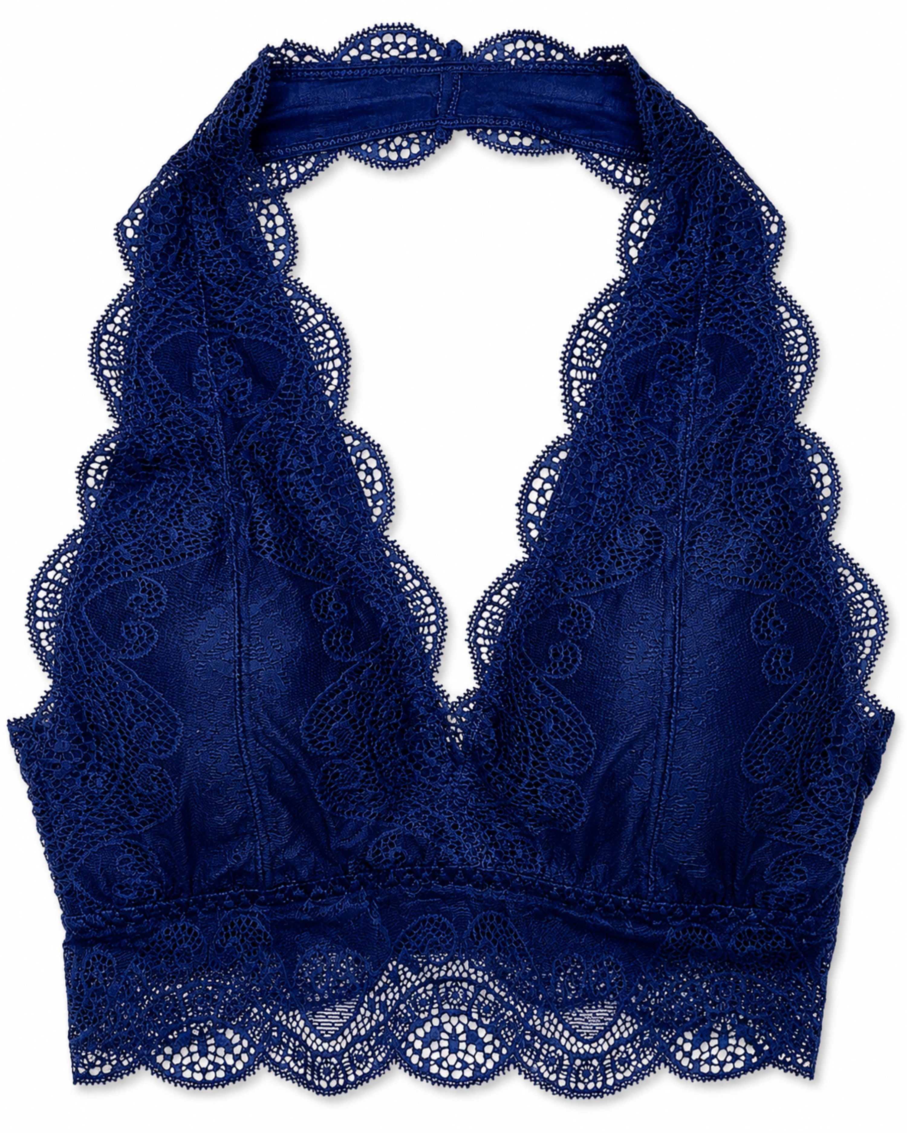 Bare it All Padded Lace Halter Bralette-Padded Bralette-privityboutique.com-Privity Boutique, Women’s Fashion Boutique in Mesa, Arizona
