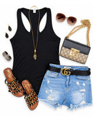 Basic Racerback Tank - Black-Top-privityboutique.com-Privity Boutique, Women’s Fashion Boutique in Mesa, Arizona