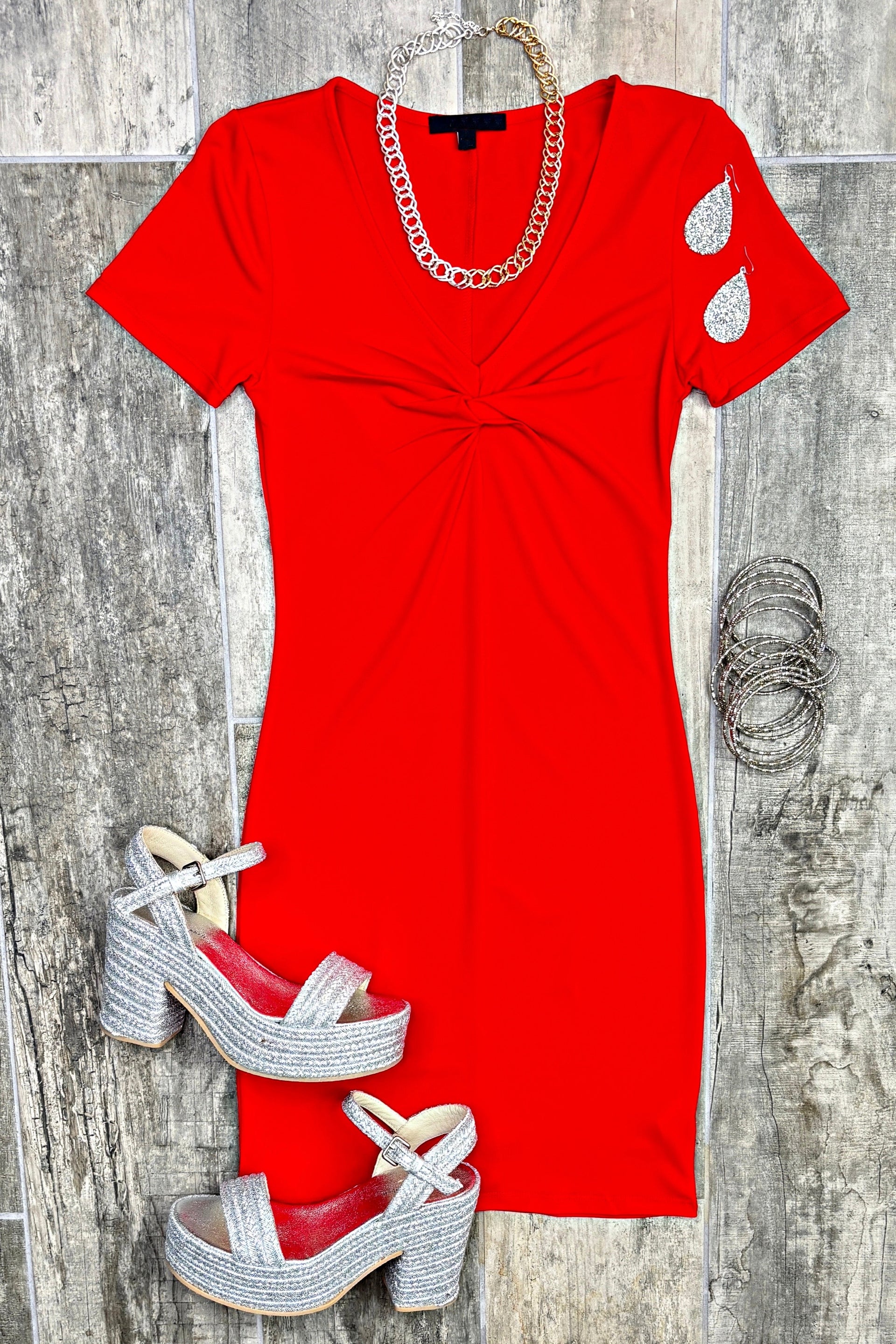 Hidden Romance Dress - Red privityboutique Hidden Romance Dress - Red privityboutique
