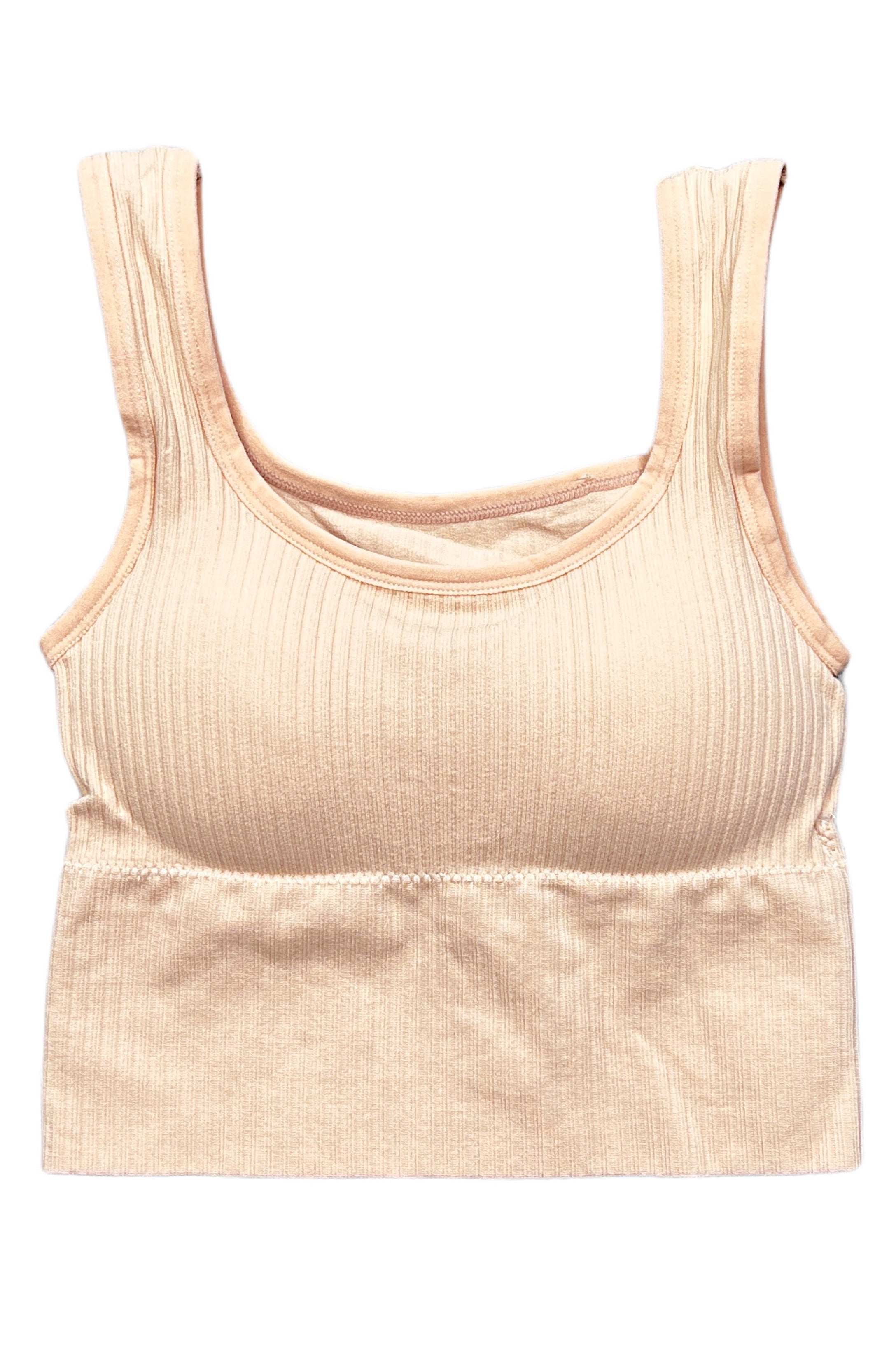 Duly Noted Ribbed Crop Top - Blush-Top-privityboutique.com-Privity Boutique, Women’s Fashion Boutique in Mesa, Arizona