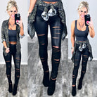 Tear It Up Faux Leather Leggings-Leggings-privityboutique-Privity Boutique, Women’s Fashion Boutique in Mesa, Arizona