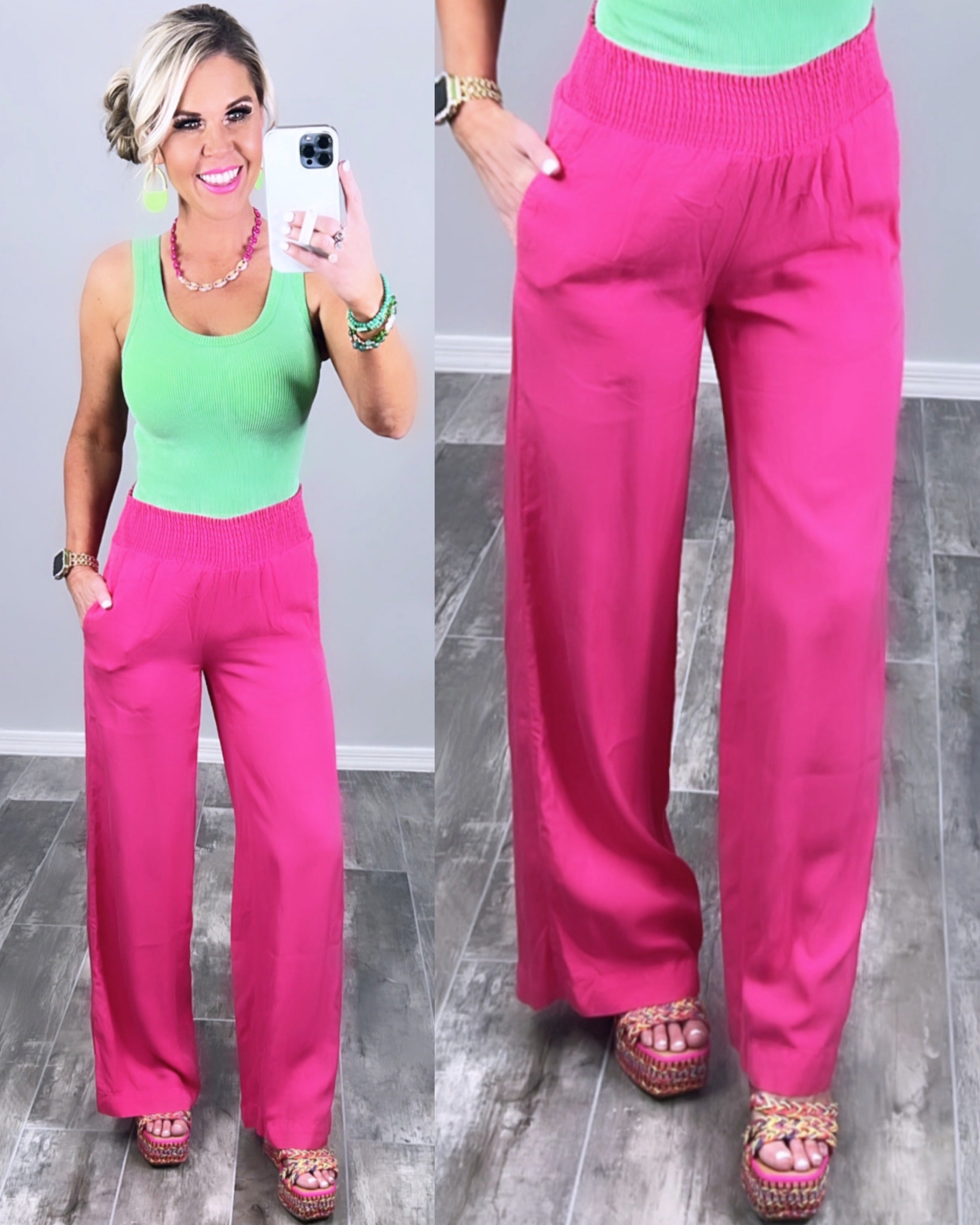 Uncover The Mystery Pants - Pink-Pants-privityboutique.com-Privity Boutique, Women’s Fashion Boutique in Mesa, Arizona