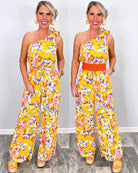 Vacay Vibes One Shoulder Jumpsuit-Jumpsuit-privityboutique.com-Privity Boutique, Women’s Fashion Boutique in Mesa, Arizona