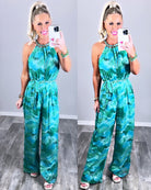 Sun And Done Green Jumpsuit-Jumpsuits-privityboutique.com-Privity Boutique, Women’s Fashion Boutique in Mesa, Arizona