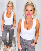 Cargo Jogger Pants - Grey-palazzo-privityboutique.com-Privity Boutique, Women’s Fashion Boutique in Mesa, Arizona