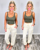 Cargo Jogger Pants - Lemon-cargo pocket jogger joggers-privityboutique.com-Privity Boutique, Women’s Fashion Boutique in Mesa, Arizona