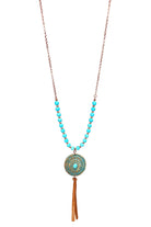 Classic Turquoise Tassel Necklace-privityboutique-Privity Boutique, Women’s Fashion Boutique in Mesa, Arizona