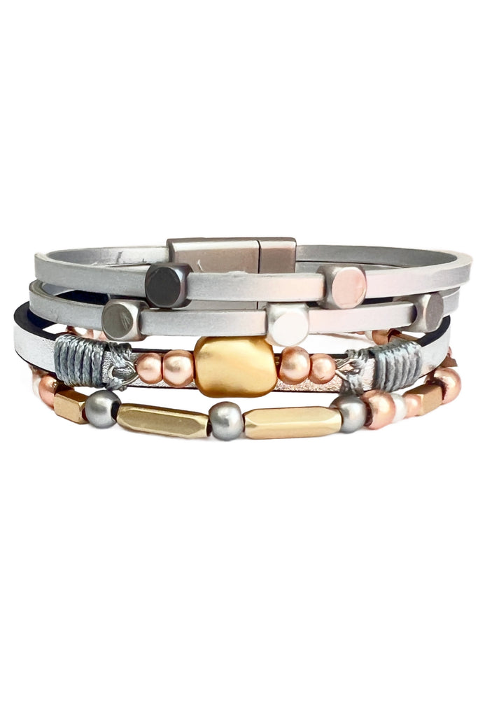 Multi Color Beaded Magnet Bracelet-bracelet-privityboutique.com-Privity Boutique, Women’s Fashion Boutique in Mesa, Arizona