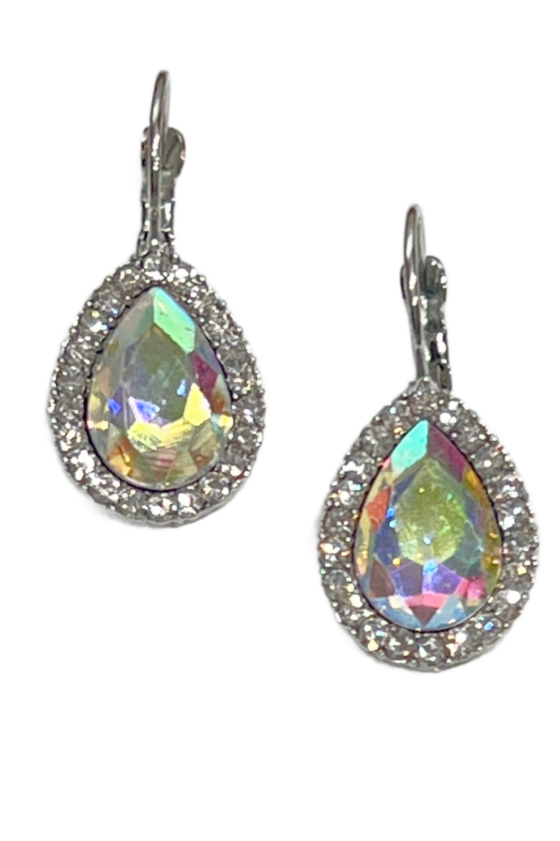 Simply Radiant Rhinestone Earrings-earrings-privityboutique.com-Privity Boutique, Women’s Fashion Boutique in Mesa, Arizona