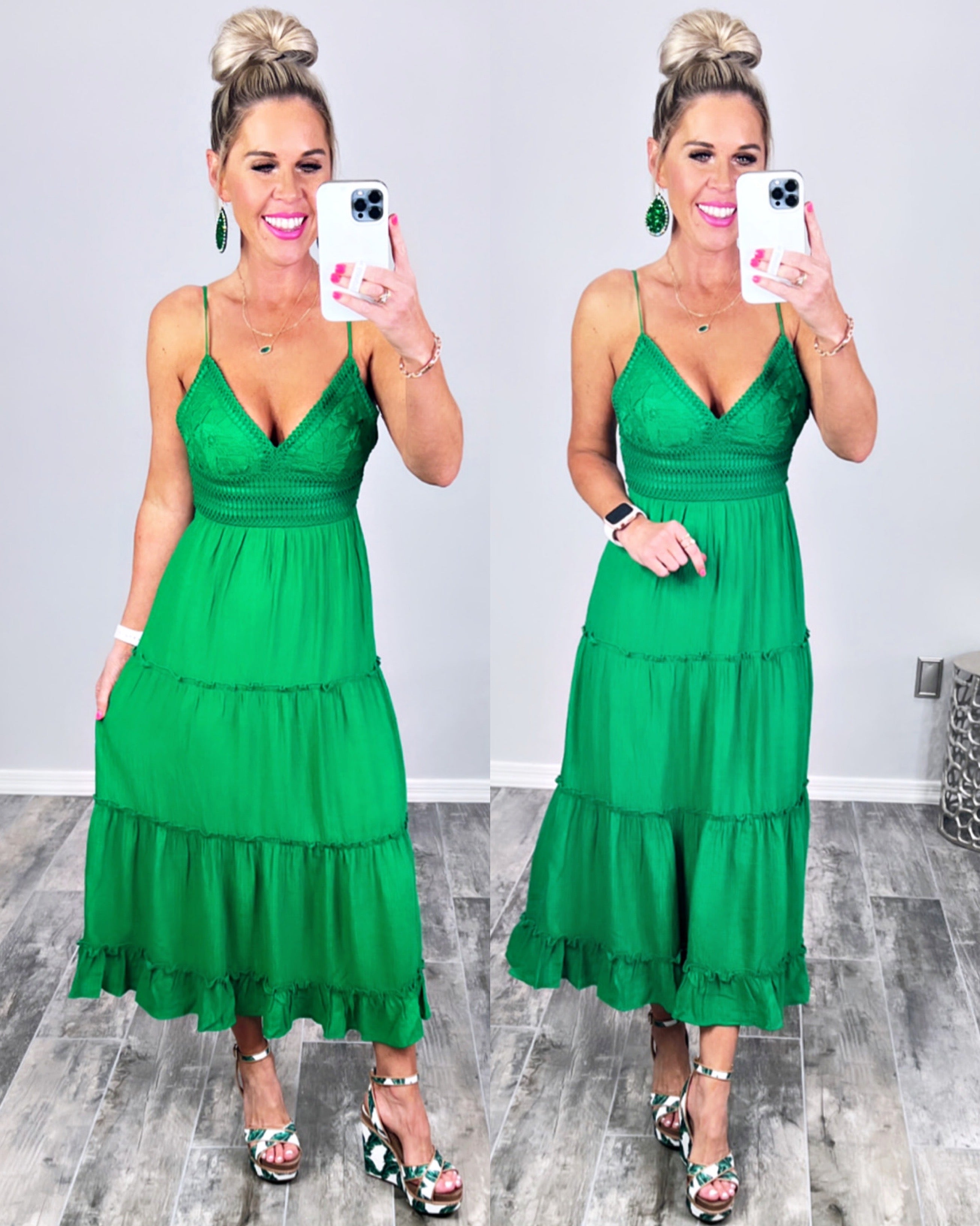 It All Begins With Love Maxi Dress - Green-Dress-privityboutique.com-Privity Boutique, Women’s Fashion Boutique in Mesa, Arizona