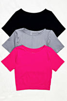 Forgotten Memories Ribbed Cropped Tee-privityboutique-Privity Boutique, Women’s Fashion Boutique in Mesa, Arizona