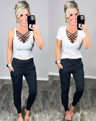 Lounging Around Joggers - Charcoal-joggers-privityboutique.com-Privity Boutique, Women’s Fashion Boutique in Mesa, Arizona