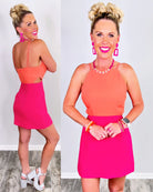 Bright Ideas Open Side Dress - Pink-Dress-privityboutique.com-Privity Boutique, Women’s Fashion Boutique in Mesa, Arizona