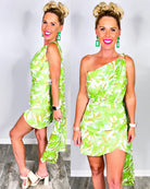 Tropics One Shoulder Dress-Dress-privityboutique.com-Privity Boutique, Women’s Fashion Boutique in Mesa, Arizona