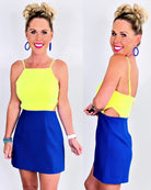 Bright Ideas Open Side Dress - Blue-Dress-privityboutique.com-Privity Boutique, Women’s Fashion Boutique in Mesa, Arizona