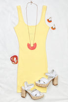 Committed To Casual Tank Dress - Lemon-Dress-privityboutique.com-Privity Boutique, Women’s Fashion Boutique in Mesa, Arizona