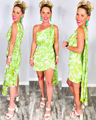 Tropics One Shoulder Dress-Dress-privityboutique.com-Privity Boutique, Women’s Fashion Boutique in Mesa, Arizona