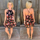 Day Dreaming Floral Dress - Black-Dress-privityboutique.com-Privity Boutique, Women’s Fashion Boutique in Mesa, Arizona