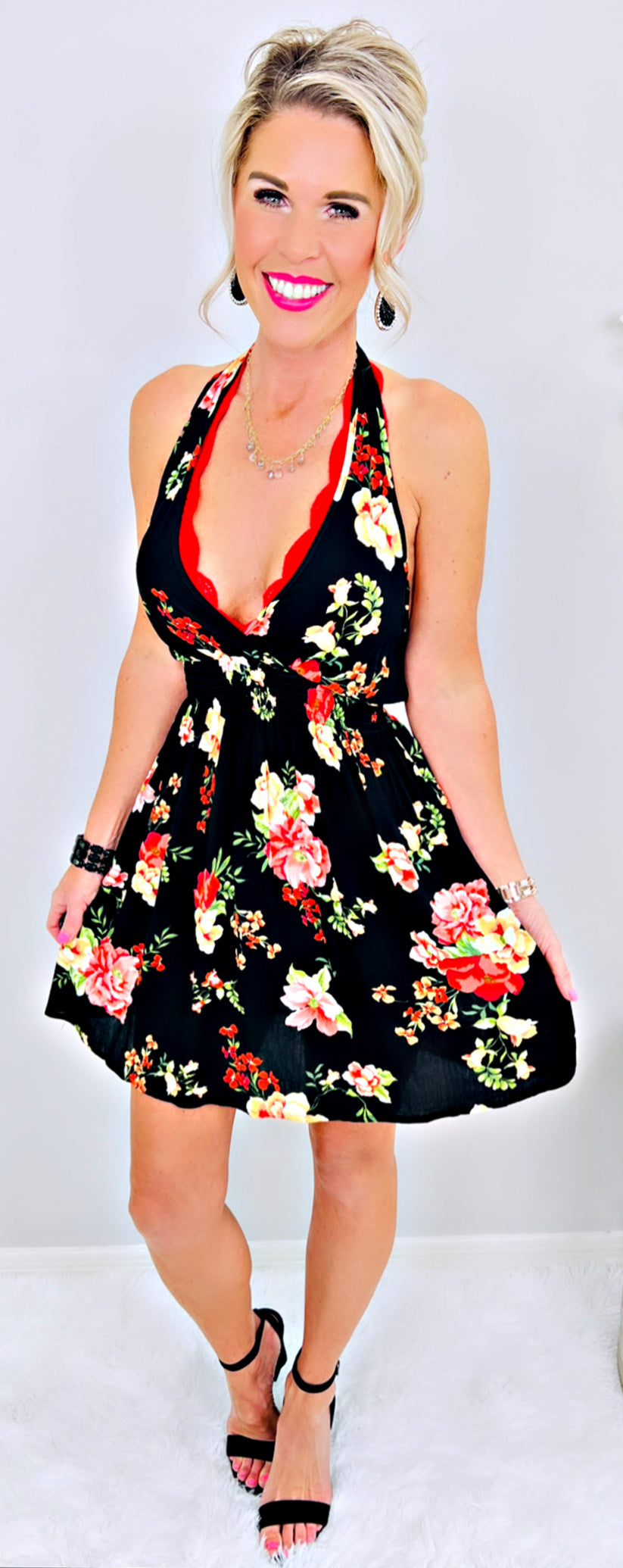 Who You Know Halter Dress-Dress-privityboutique.com-Privity Boutique, Women’s Fashion Boutique in Mesa, Arizona