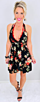 Who You Know Halter Dress-Dress-privityboutique.com-Privity Boutique, Women’s Fashion Boutique in Mesa, Arizona