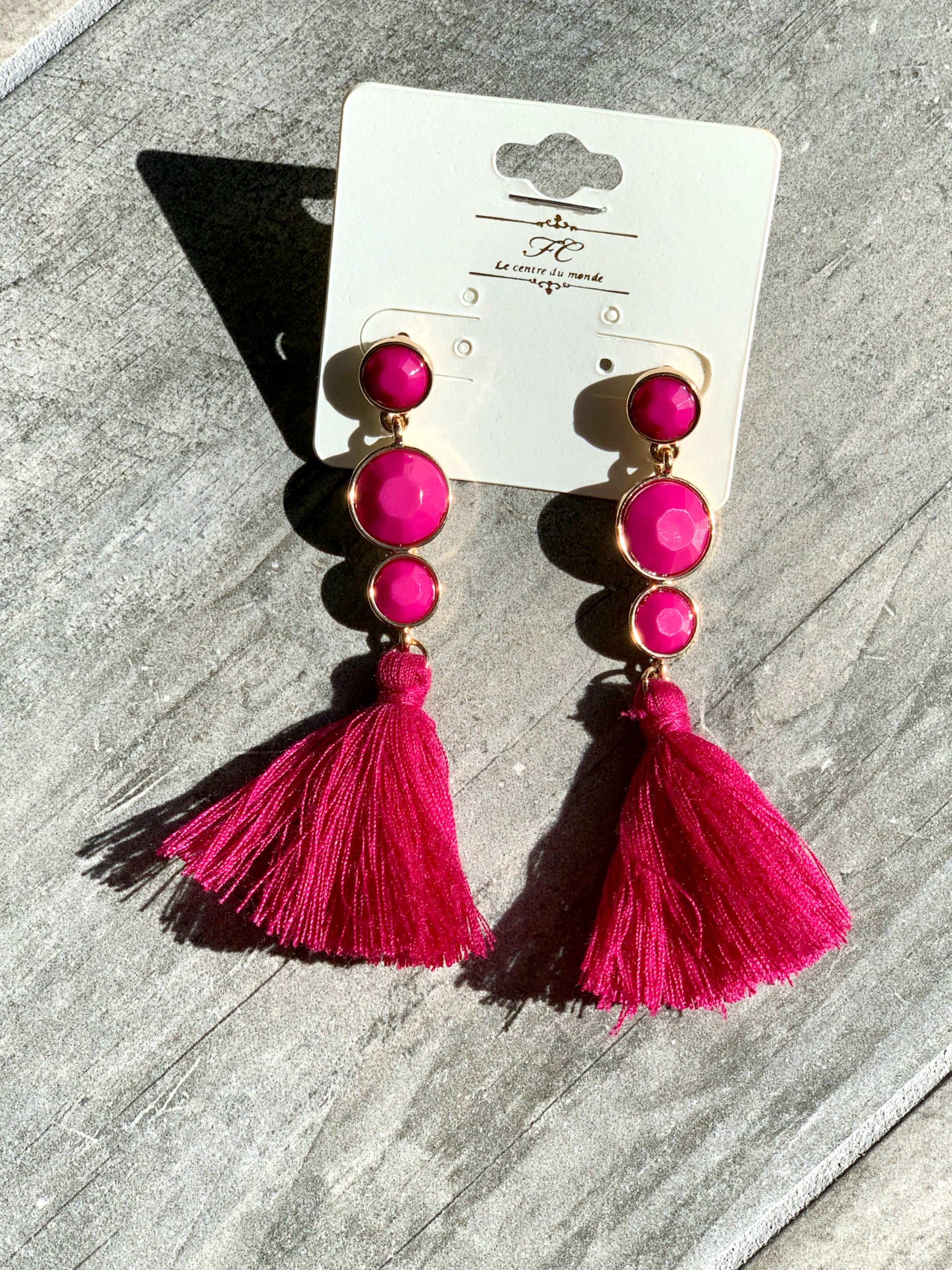 Love You Out Loud Tassel Earrings - Multiple Colors-earrings-privityboutique.com-Privity Boutique, Women’s Fashion Boutique in Mesa, Arizona