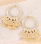 Making Statements Tassel Earrings - Ivory-earrings-privityboutique.com-Privity Boutique, Women’s Fashion Boutique in Mesa, Arizona