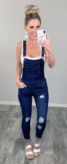 Best Overall Dark Wash Overalls-jeans-privityboutique-Privity Boutique, Women’s Fashion Boutique in Mesa, Arizona