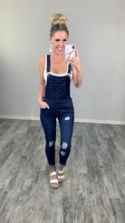 Best Overall Dark Wash Overalls-jeans-privityboutique-Privity Boutique, Women’s Fashion Boutique in Mesa, Arizona