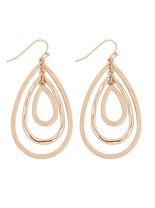 Triple Teardrops Earrings-earrings-privityboutique.com-Privity Boutique, Women’s Fashion Boutique in Mesa, Arizona