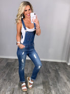 Best Overall Medium Wash Overalls-jeans-privityboutique-Privity Boutique, Women’s Fashion Boutique in Mesa, Arizona